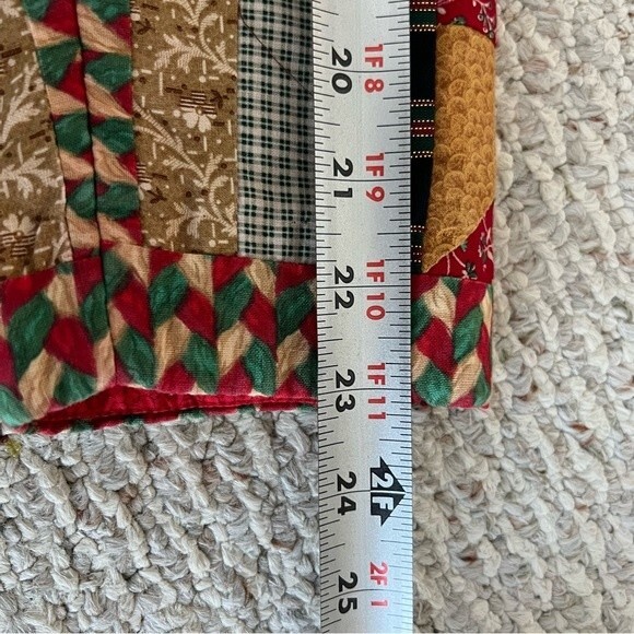 Vintage Calico Collectibles patchwork Christmas jacket - Picture 8 of 11